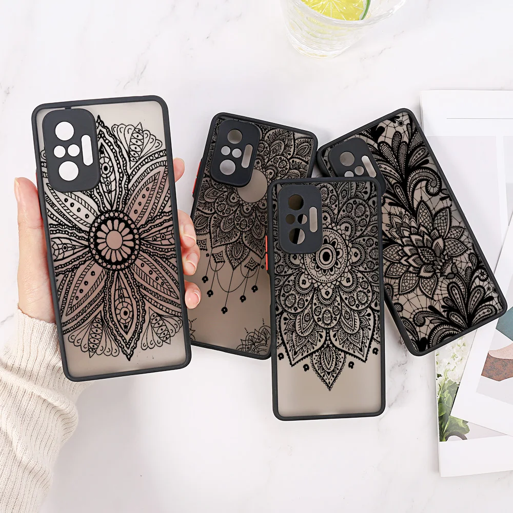 Elegant Mandala Design Protective Phone Case - Enhanced Durability and Style