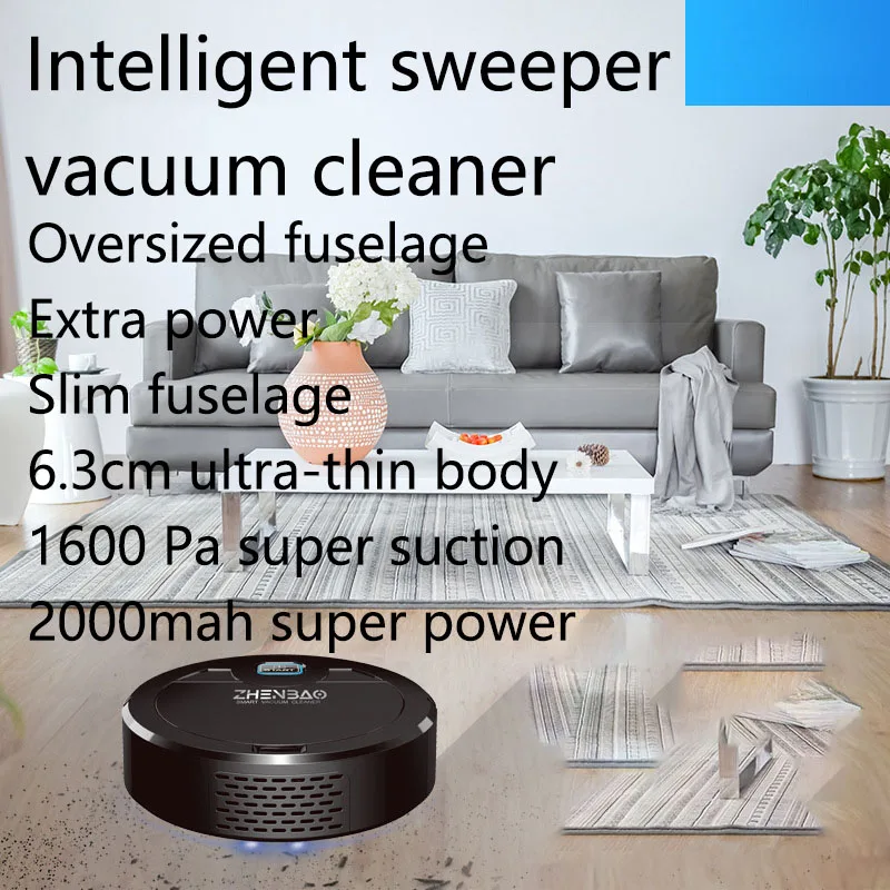 Kitchen Smart Sweeping Robot Home Smart Charging Fully Automatic Sweeping Robot Wireless Cleaner