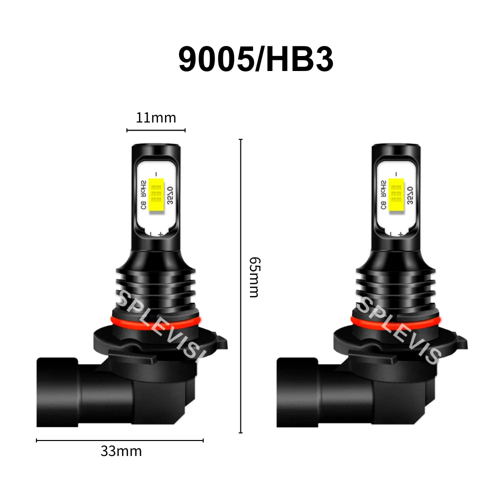 2x Brightness LED Headlight High Beam HID White 8000LM 70W For LEXUS LX 2000 2001 2002 2003 2004 2005 2006 2007 2008 2009 2010