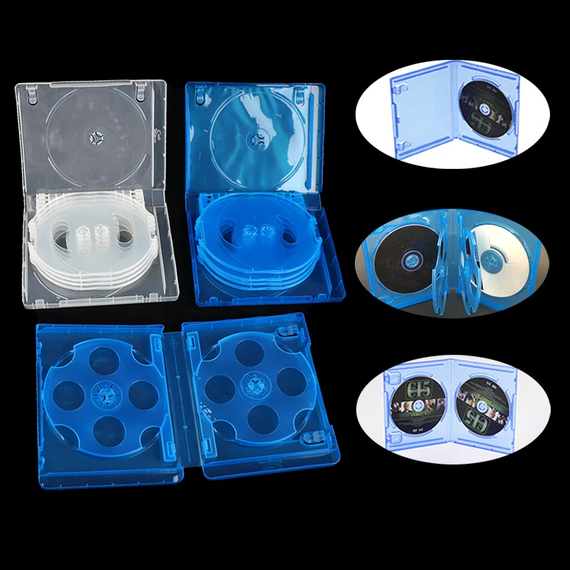 1 Pc Cd Case Cd Storage Box Blu-Ray Custodie Di Ricambio Per Giochi Scatola Protettiva Per Ps4 Ps5 Cd Dvd Discs Storage Bracket Box