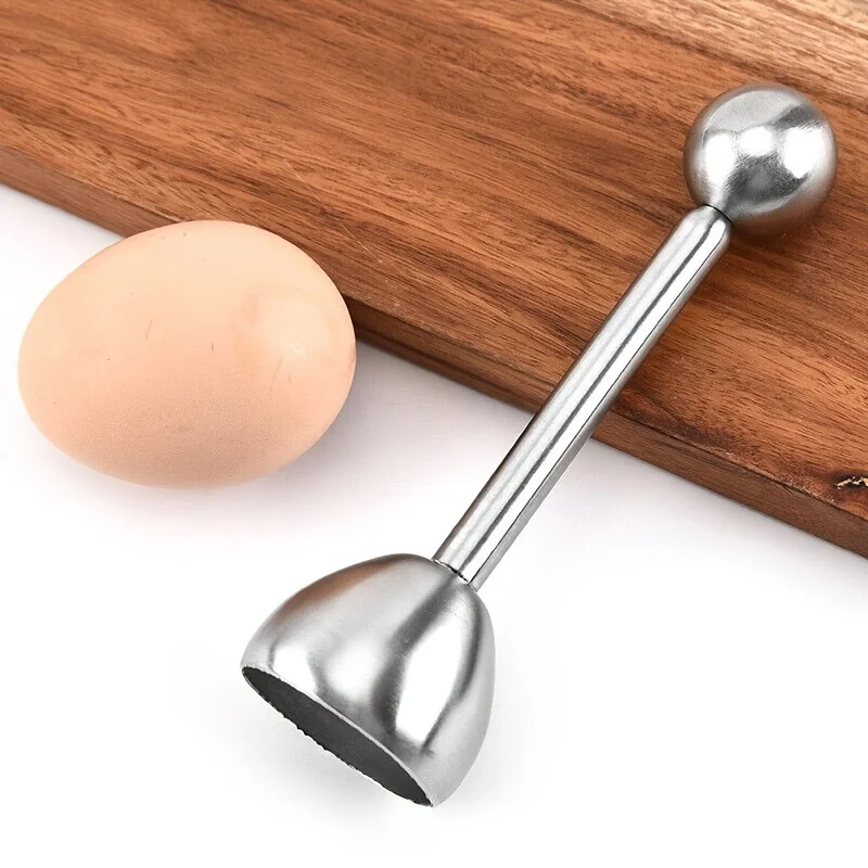 Stainless Steel Boiled Egg Topper Shell Top Kitchen Tool Cutter Knocker Opener Egg Accessories Scissors Kitchen Gadget Stain egg shell opener egg opener