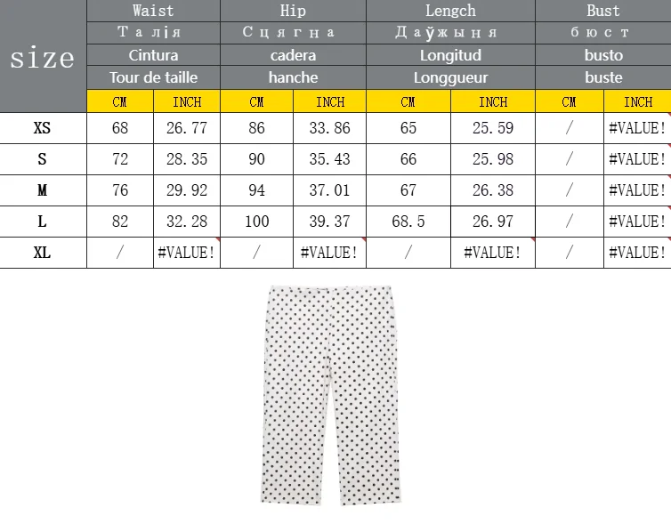Damen Schicker Frühlings-Freizeitanzug mit Polka Dots, Schnürbluse mit Einzelknopfleiste + Midihose mit Reißverschluss, Modischer Vintage-Anzug für Damen – Detail 2
