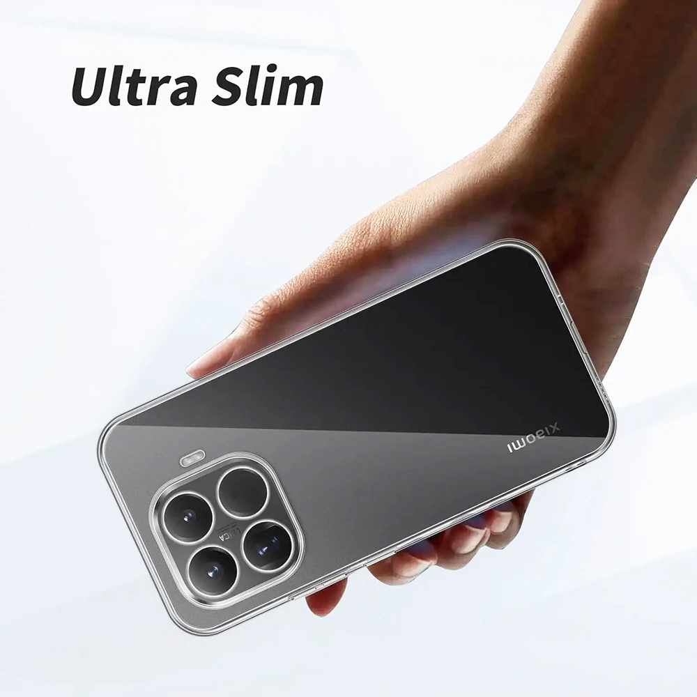 Ultra Thin Clear TPU Silicone Phone Case Cover