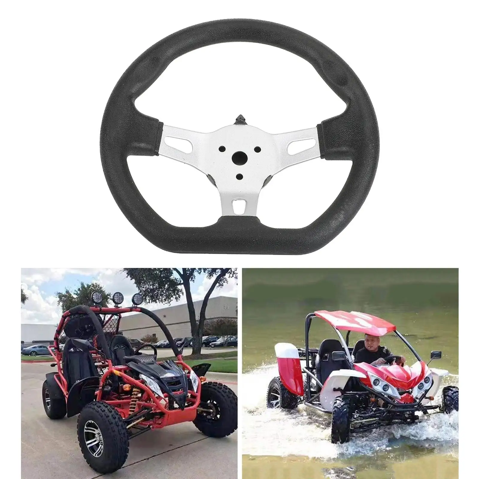 270MM/10.63" Classic Steering Wheel for Beach Kart Part Accessory