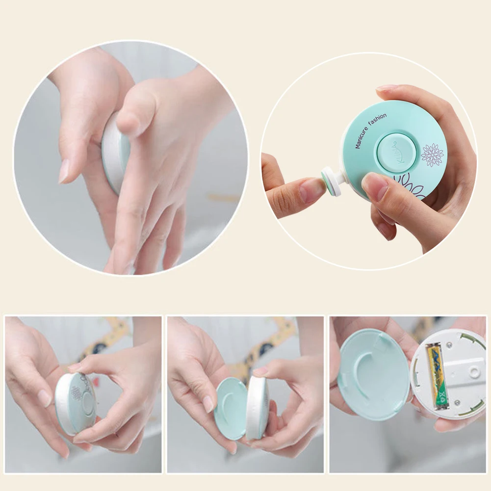 Coupe-ongles électrique pour bébé, outil de polissage des ongles