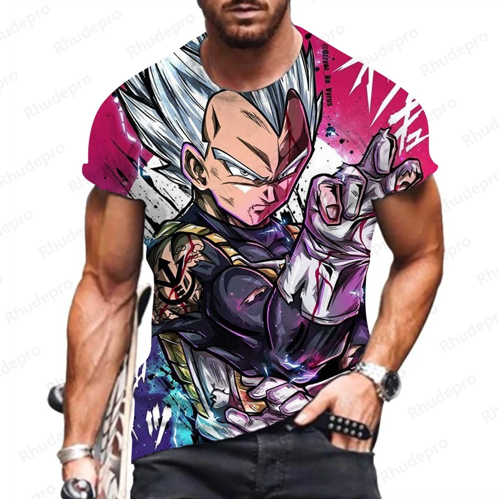 

Мужская одежда Essential Dragon Ball Z Goku Super Saiya Мужская футболка модные топы новинка 2023 трендовые рубашки Vegeta Y2k с коротким рукавом