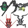 NEW Anime Ninja Evil Moro Mini Action Figure Building Blocks Mr. E Skeleton Wizard Dolls Bricks Model Kids MOC Toys Gifts 1