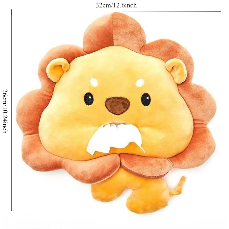 Porta Fazzoletti In Peluche A Forma Di Cane – Simpatico Distributore Di Fazzoletti Per Auto E Casa, Morbido Orsacchiotto, 40 Cm - 6