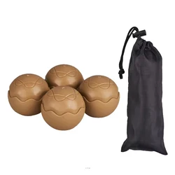 Rubber Chair Leg Caps: Anti - Slip Furniture Feet Protectors (18mm khaki)