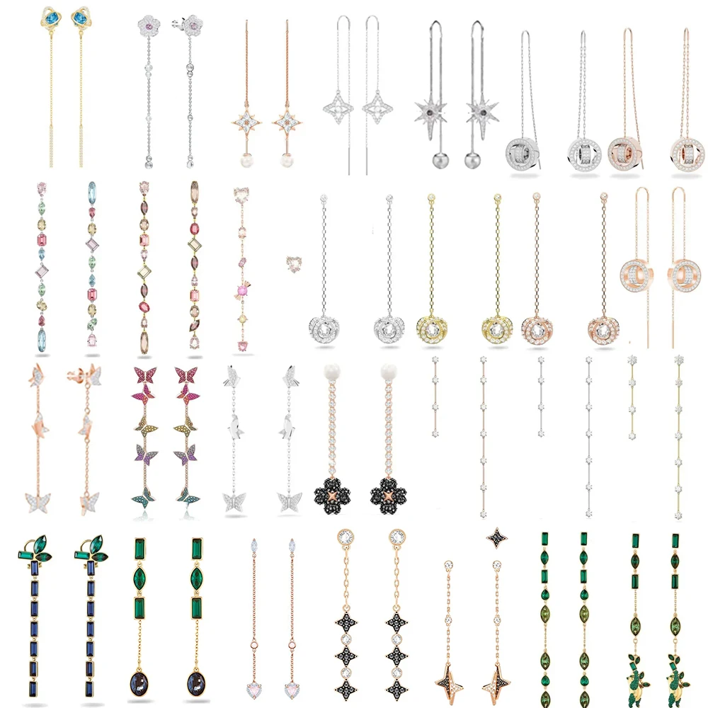 

Earrings Original 2023 New Charm Star Butterfly Magic Eye Flower Tennis Animal Shaped Tassel Earring Exquisite Jewelry for Women
