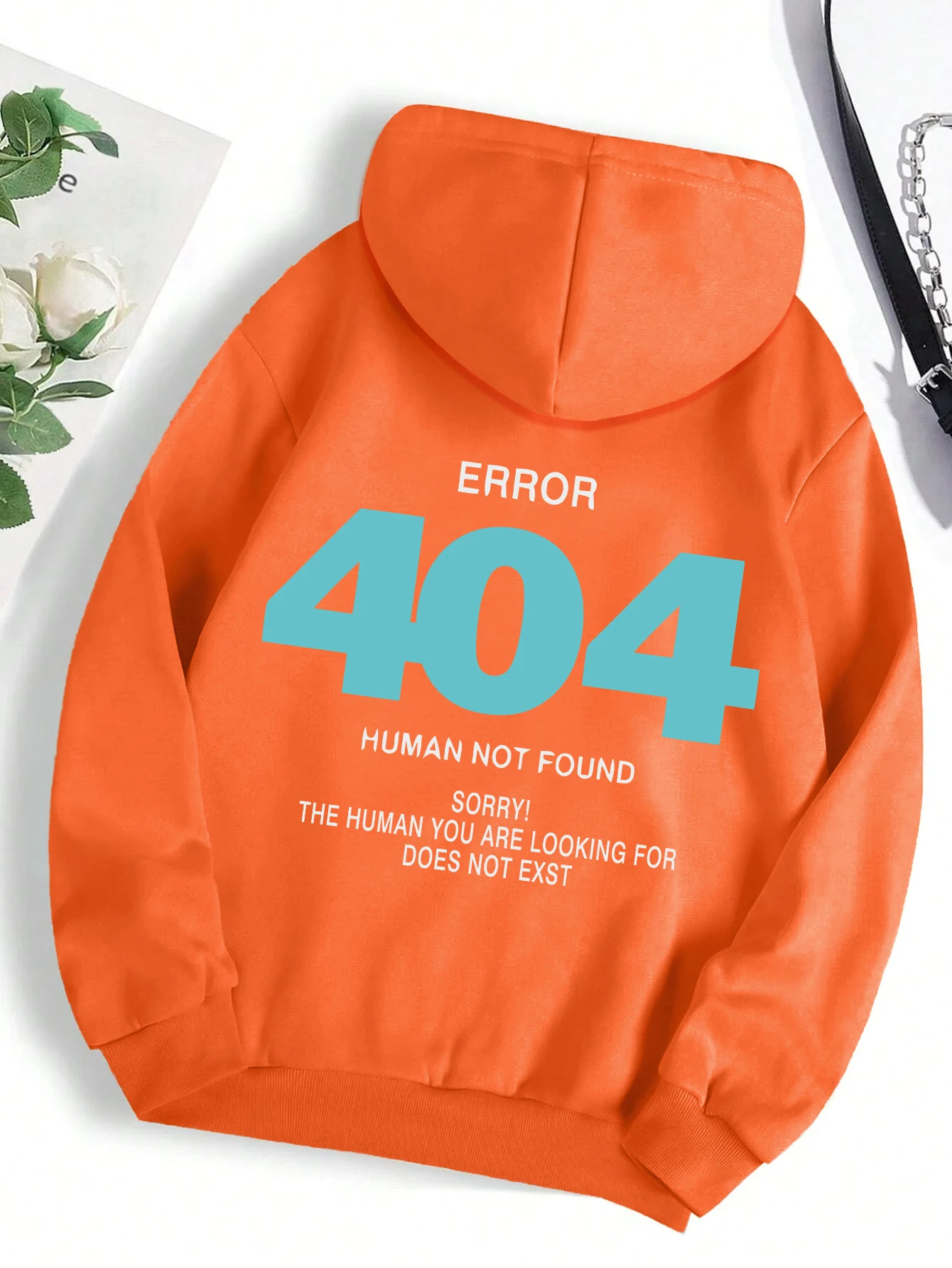 Error 404 Human Not Found sorry! Women's Hooded Fashion S-XXL Hoodies Fleece High Quality Sweatshirts Autumn Casual Sportswear