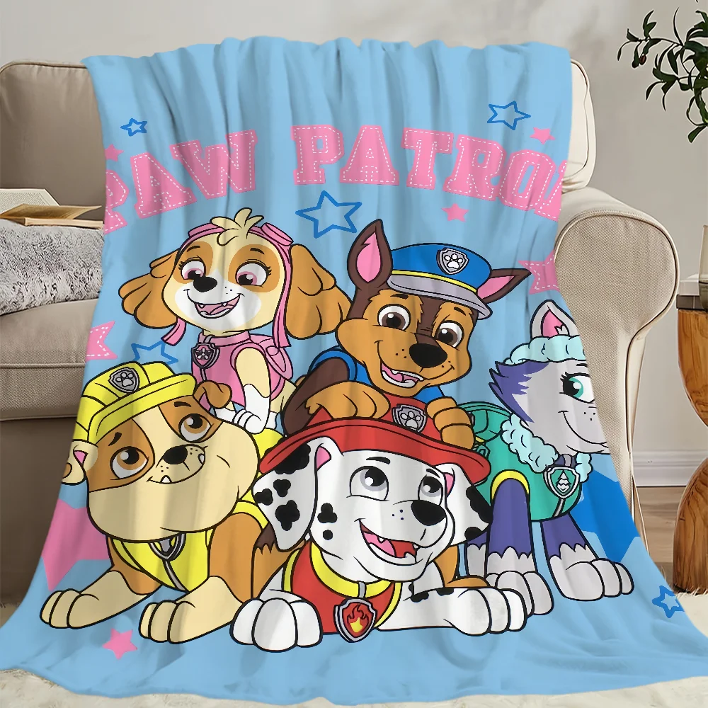 Warm Soft Plush Nap P-PAWs Blankets Sofa rug P-PatrolS for Living hot Room Office Bedroom cute Home Travel Kid Cartoon Gifts 5