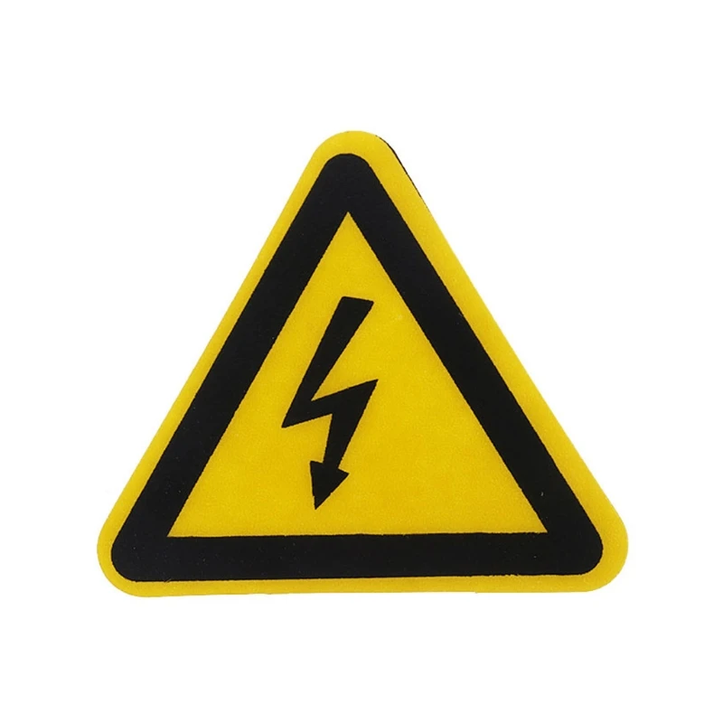 Warning Stickers Warning Decal Danger High Voltage Electrical Shock Hazard Sign Sticker for TRIANGLE Indoor/Outdoor Use UV Protected Fade-Resistant 3 S