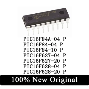 10Pcs PIC16F84A-04 PIC16F84-04 PIC16F84-10 PIC16F627-04 PIC16F627-20 PIC16F628-04 P PIC16F628-20 DIP-18 8-bit MCU IC Chip Stock