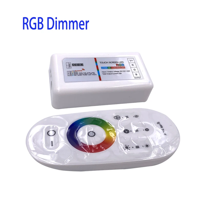 Touch Screen Led Controller 12V 24V Rf Afstandsbediening Voor Rgb Rgbw Led Strip Verlichting Draadloze Wifi snelheid Tape Dimme