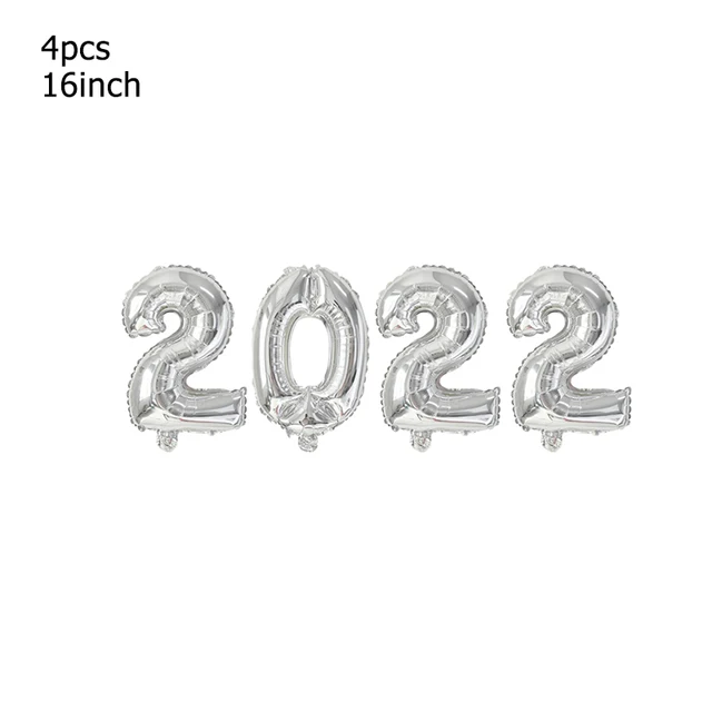 1-15pcs Graduation Balloons Gold Silver Black Latex Balloon Confetti Ballons 2022 Congratulation Grad Party Decoration Supplies 16inch-2022-silver