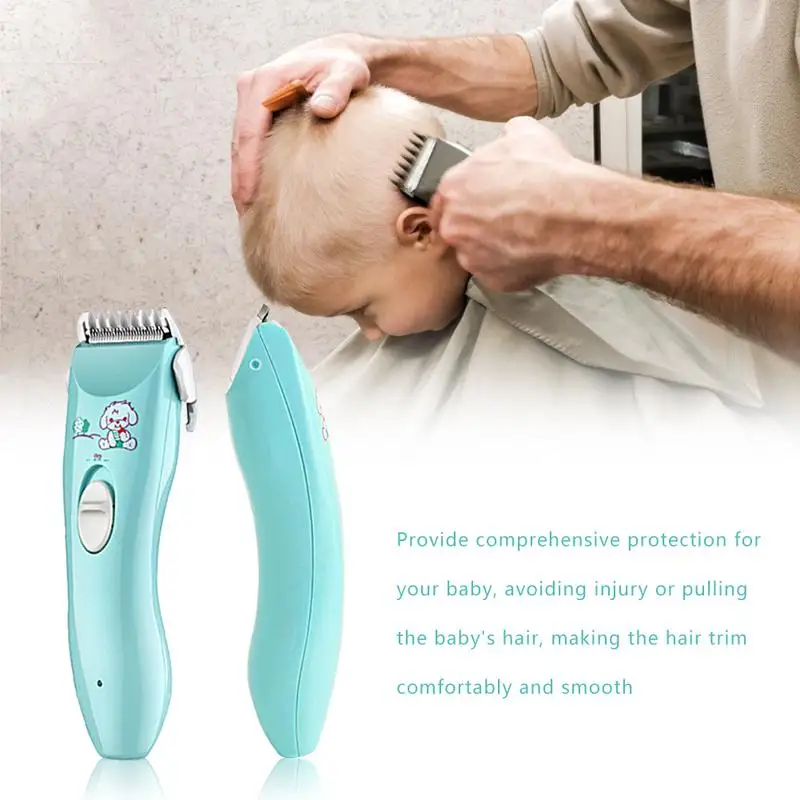 Baby Hair Clippers Silent Kids Hair Trimmers Chargeable Waterproof Professional Cordless Hair Clipper For Babies