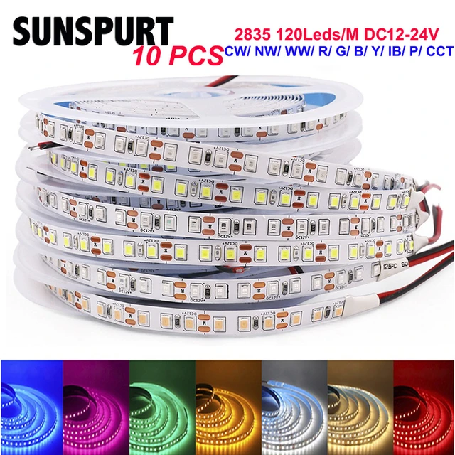 Led Strip 24v 100m  Light - 100m 12v 24v 120 Led/m 5m/lot 2835