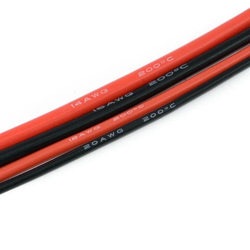 Premium Silicone Electrical Automotive Wire - Red, Multiple Gauges Available