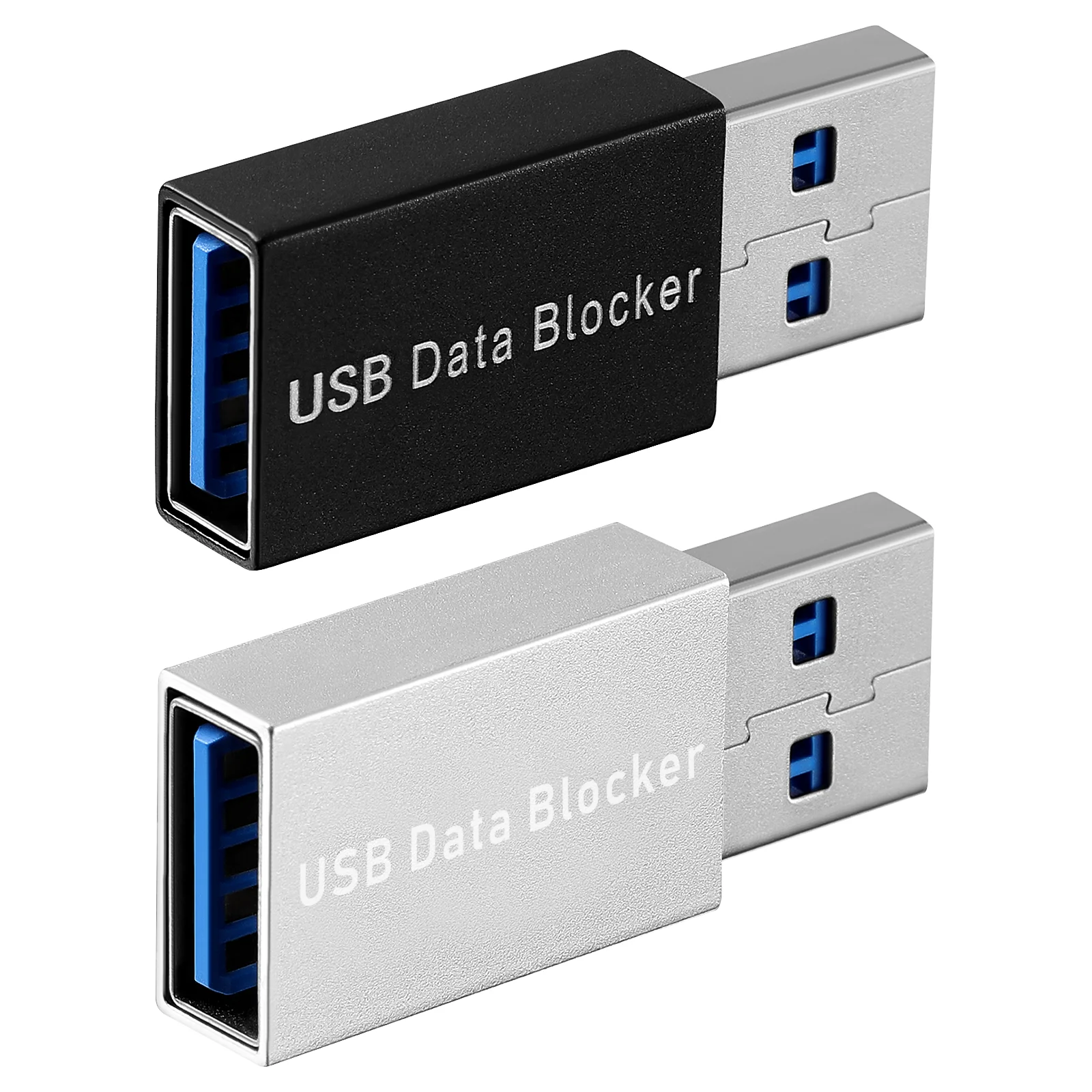 2Pcs Juice Jacking Prevention Bloccanti Bloccanti Dati Usb Adattatori Per La Prevenzione Dell'Hacking