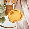 Metal Cake Plate Afternoon Tea Pastry Tray Home Living Room Coaster Snack Plate Fruit Plate Jewelry Storage Plates Ornaments 3