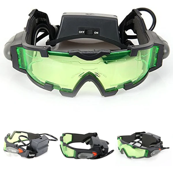 Night Vision Scope with Flip-out LED Blue for activities at night especially for children's games night vision glasses