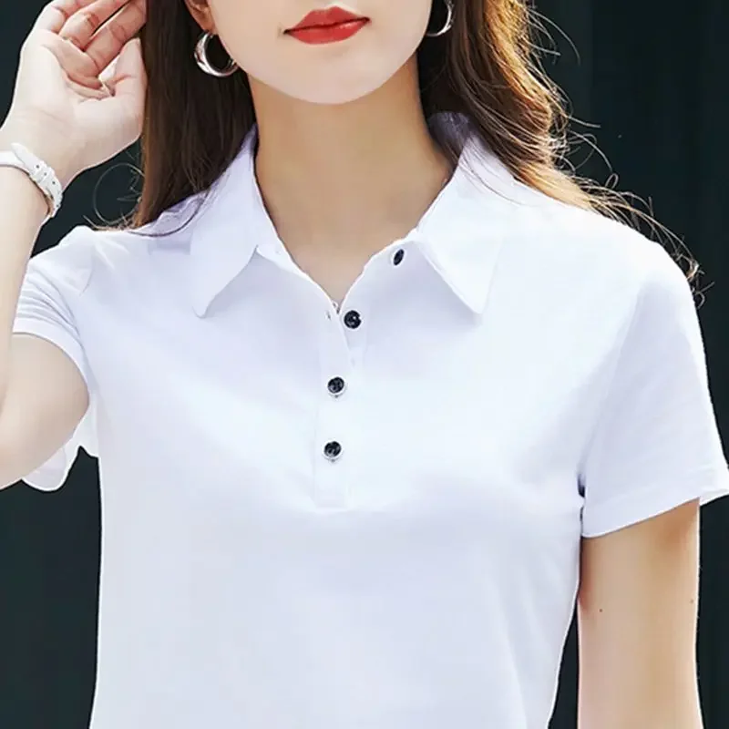 pois ポワ　blouse tee white ブラウスT ホワイト 楽天市場】立ち襟 レース 半袖 ブラウス シャツ ホワイト