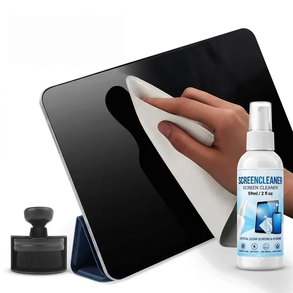 SIKEZHAN Streak-Free Screen Cleaner Kit with Polishing Cloth (2oz)