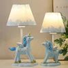 Children's Room Baby Room Table Lamps LED Cute Unicorn Lamp Nordic Creative Princess Room Boy Girl Bedroom Bedside Table Lights 5