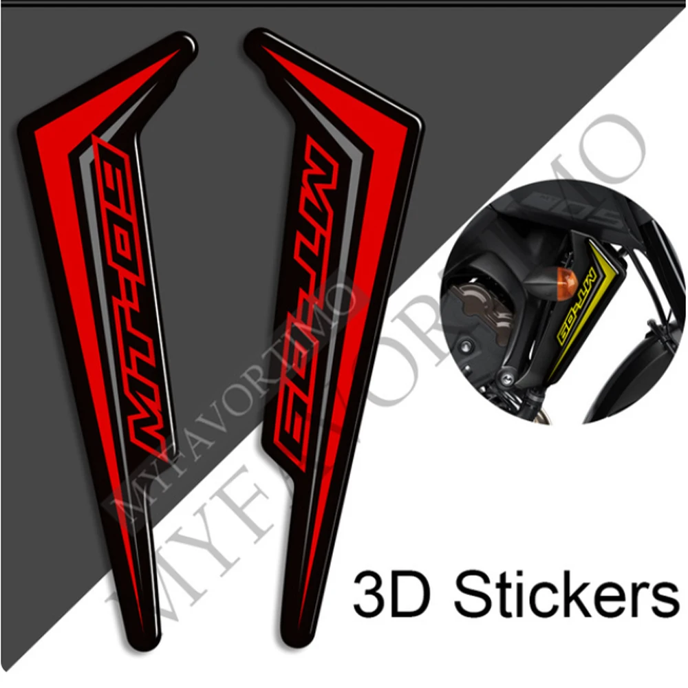 2016 2017 2018 2019 2020 2021 Motorcycle Stickers Tank Pad Protector Fairing Knee Decal Fender For Yamaha MT09 MT FZ 09 SP 09SP