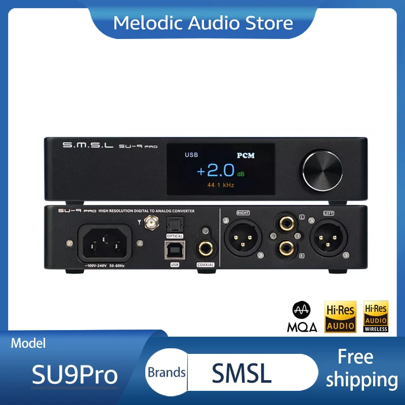 

SMSL SU9pro SU-9 Pro MQA декодер Bluetooth 5,0 аудио DAC HIFI Предварительный усилитель ES9038Pro XMOS XU316 поддержка MQA-CD LDAC APTX HD