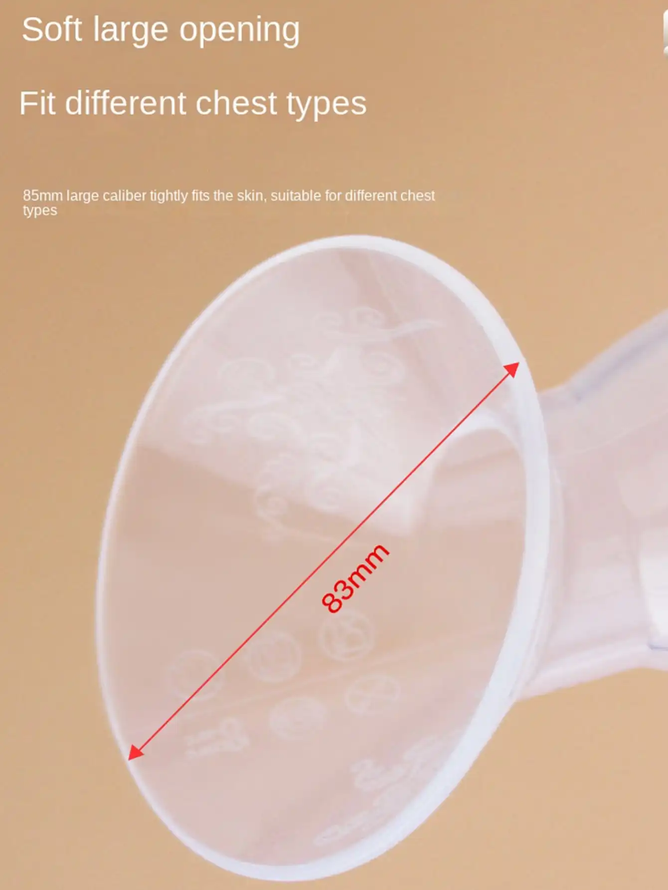 1pc Portable Manual Breast Pump Milk Collector With Suction Cup Base