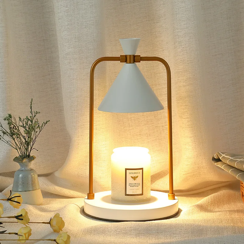 

Electric Candle Warmers Lamp Candle Melting Waxing Burner Aromatherapy Lamp Table Lamp For bedroom lampara mesa de noche