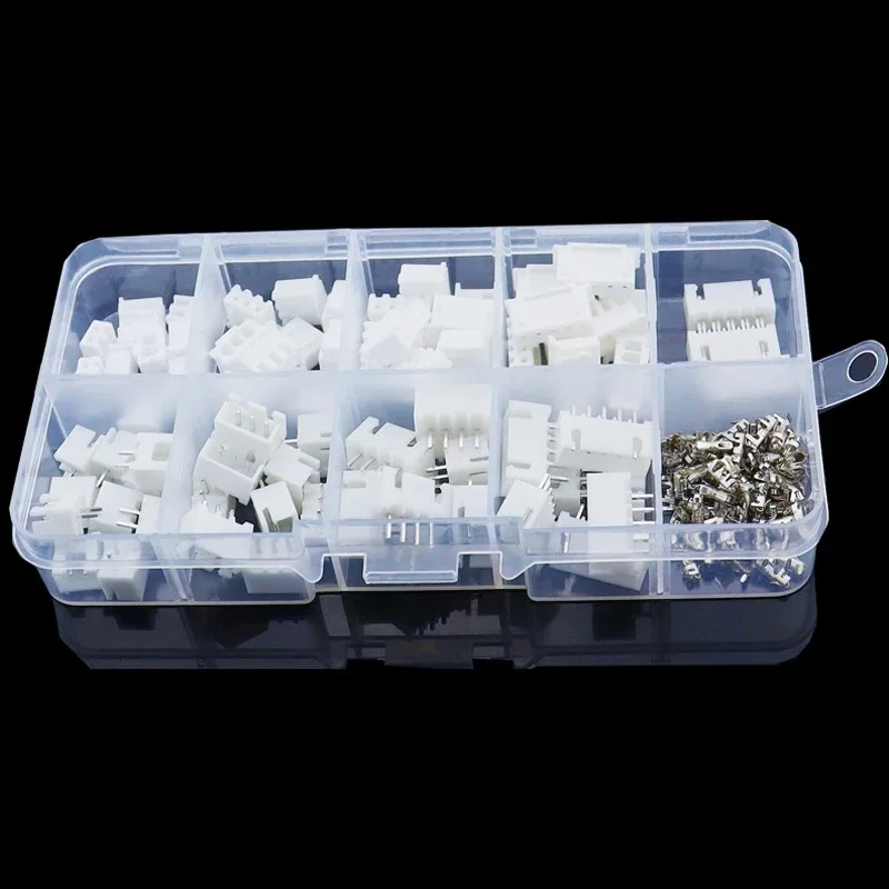 wire connector terminals 230 Pcs XH2.54 2p 3p 4p 5pin 2.54mm Pitch Terminal Male And Female Housing Kit