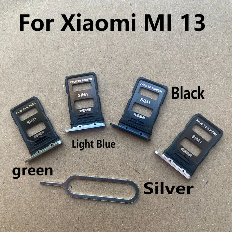 

Новинка для Xiaomi MI 13 MI13 держатель слота для Sim-карты гнездо адаптер соединитель запасные части замена