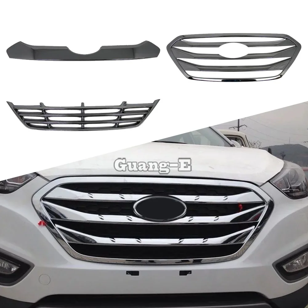 

Eyebrow Cover Stick ABS Chrome For Hyundai IX35 2010 2011 2012 2013 2014 2015 2016 2017 Trim Racing Front Grid Grille Grill Part