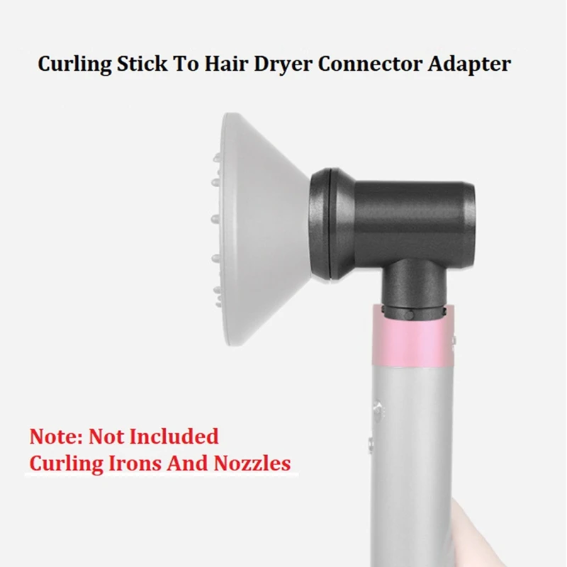 AD-Curl Bar Adapter Compatible For Dyson Airwrap Styler Accessories Hair Dryer Curler Replacement Parts