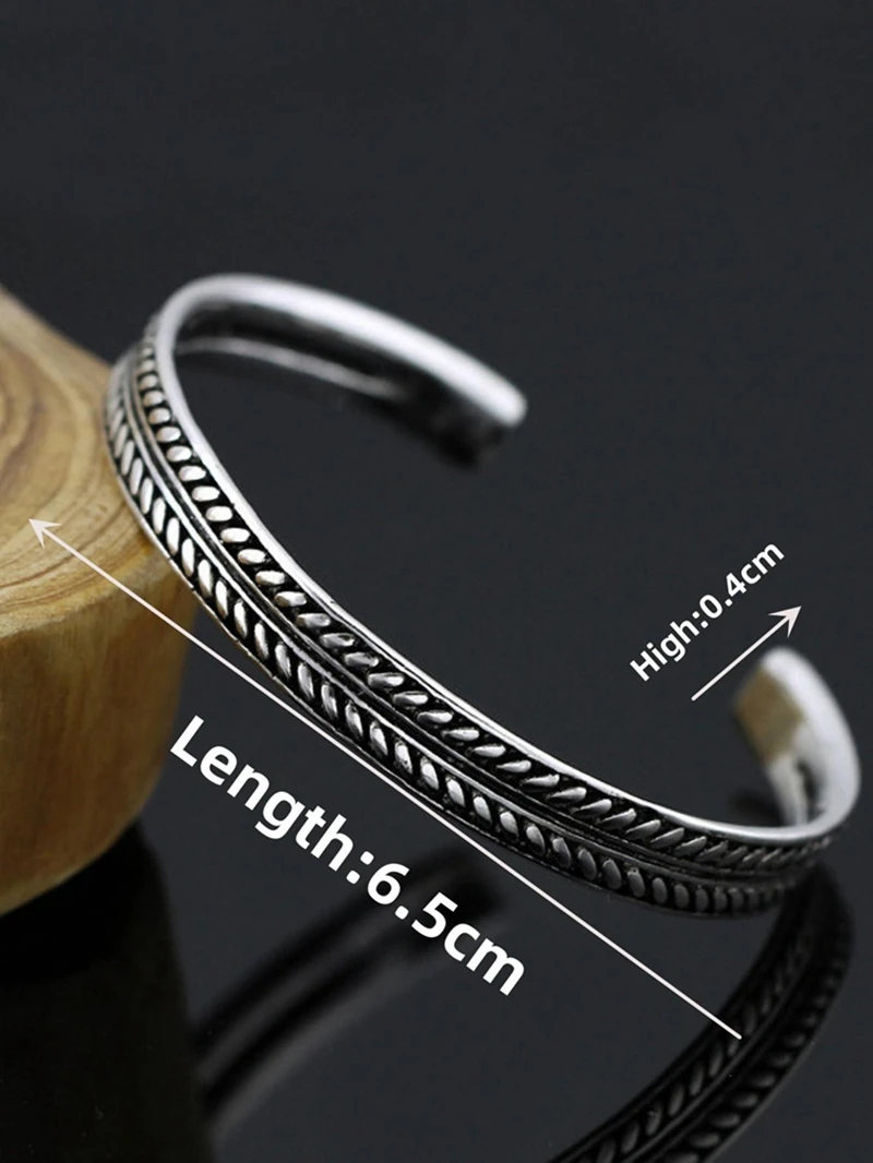 Metal Bracelet Fashion Animal Accessories Goth Hiphop Dragon Head Open Men Bracelet Viking Bangle Wristband Cuff Bracelets Couple Jewelry