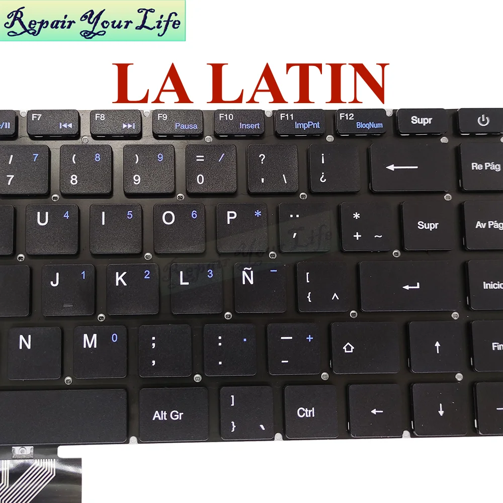 Teclado para Notebook para Chuwi Brasil Eua Inglês Latim Herobook Cw1532 Pt-br Brasileiro Cwi532 14.1 Novo - Imagem 6