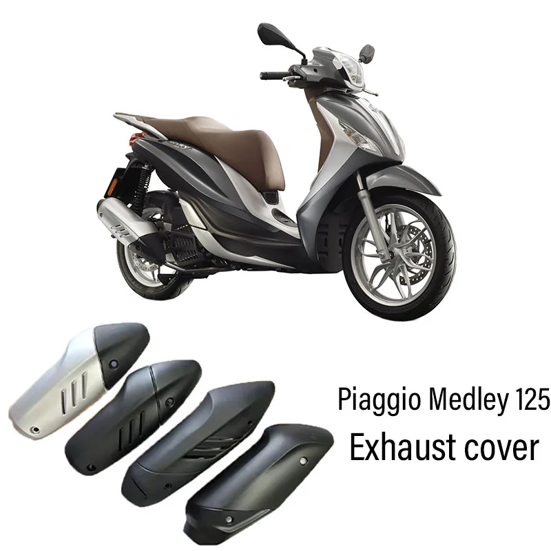 New Fit Piaggio Medley 125 Medley125 Accessori Moto Copertura Tubo Di Scarico Cowl Set Adatto Per Piaggio Medley 125 Medley125