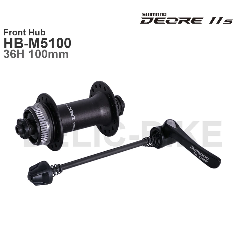 Moyeu de roue avant Shimano HB-RM40 32 trous, noir | MS-HB-RM40