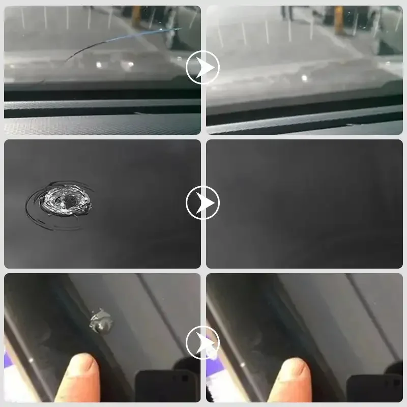 Windshield Crack Repair Fluid Car Window Repair Resin Scratch Crack Restore Fluid Glass Curing Glue Car Accessories