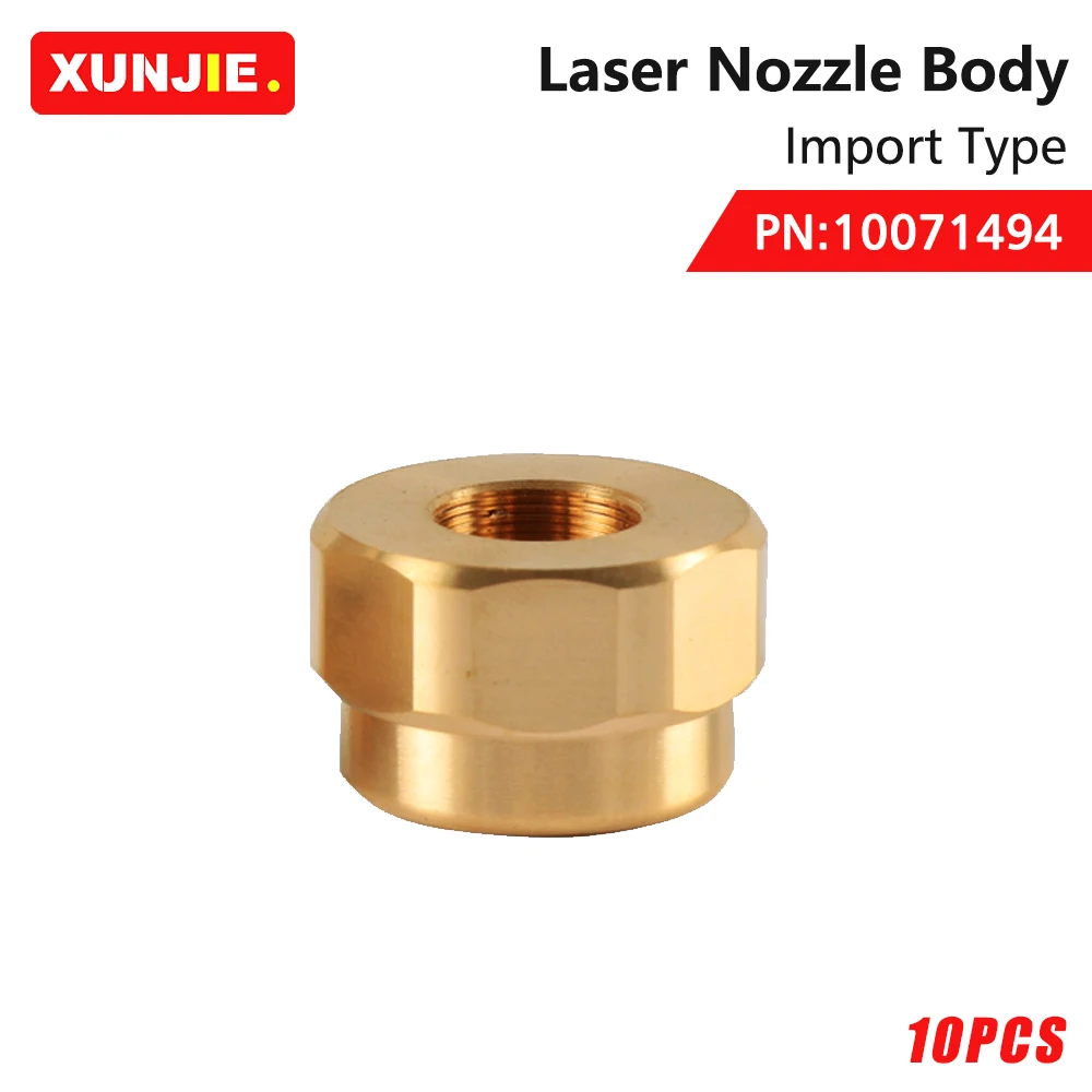 

XUNJIE 10Pcs/Lot BY Laser Nozzle Body Ref Pn 10071494 Used For ByStar Fiber Laser Cutting Machines 10KW