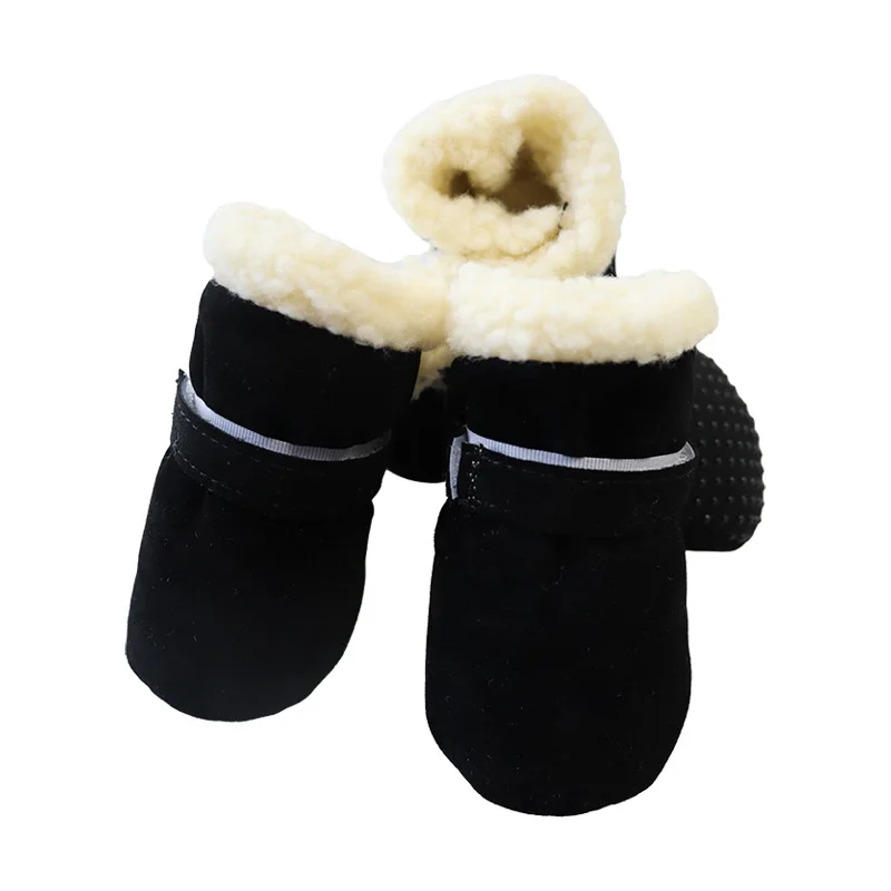 Title 10, 4Pcs Winter Waterproof Warm Pet Dog Shoes Non-s...