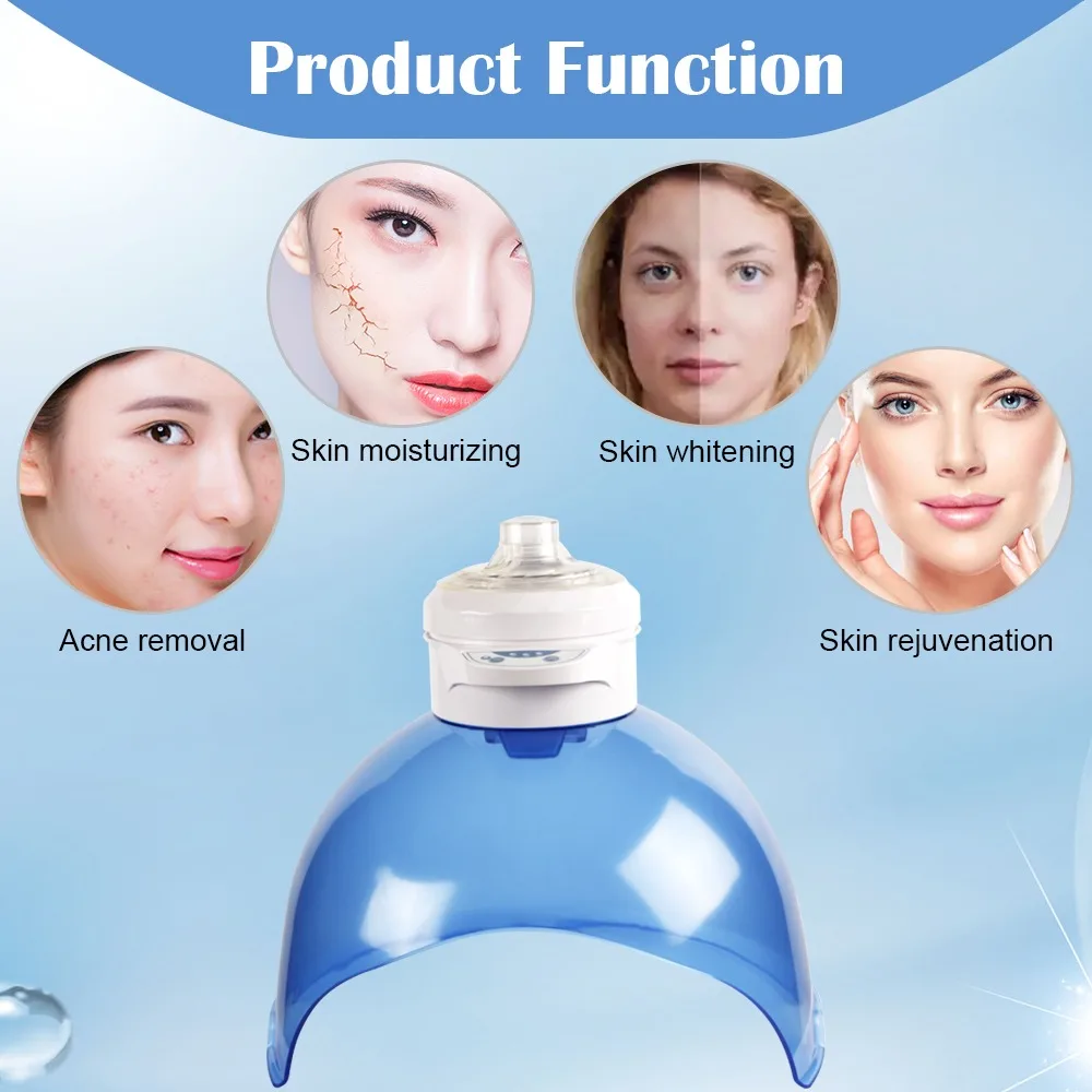 Oxygen Therapy Device Multifunction Korea Spray Moisturizing LED Red Blue Machine Spectrometer Photon PDT Mask