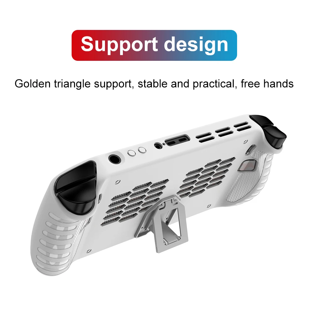 TPU Protective Case for Lenovo Legion Go S Handheld Anti-Scratch Protection Cover Ergonomic Protective Sleeve Games Accessories