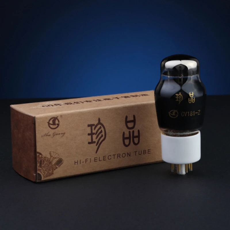 Shuguang CV181-Z Vacuum Tube Replacement 6SN7 CV181 6N8P 6H8C ECC32 CV1998 HIFI Audio Valve Tube Matching Quad 5
