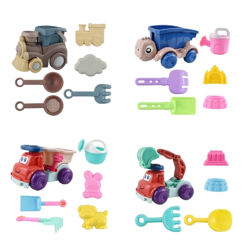 

Plastic Sand Play Set for Children Engineering Vehicle Bucket for Outdoor Use