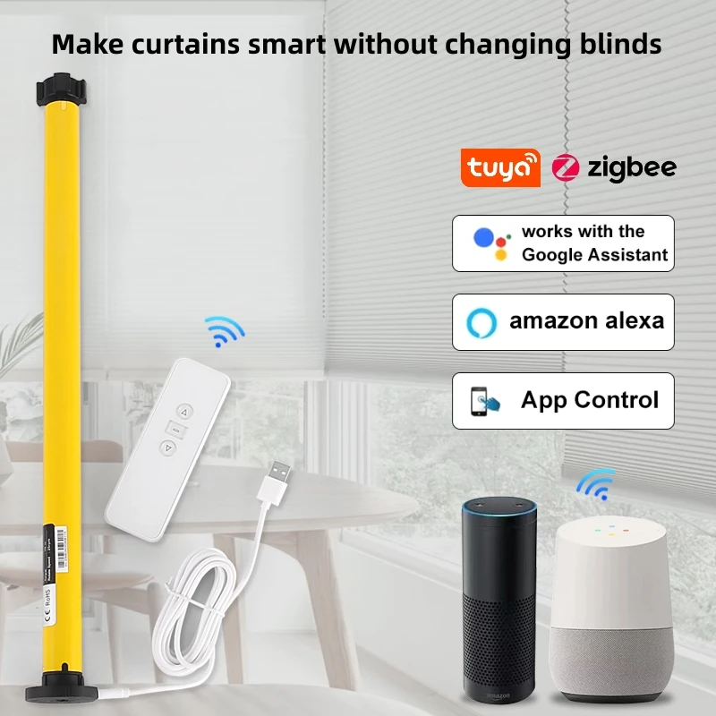 a ok am25 tuya alexa inteligente tubular motor 01