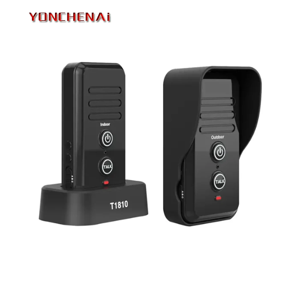 Two Way Wireless Doorbell 1500M Range Hand Free Waterproof Home Apartment Office Intercom System